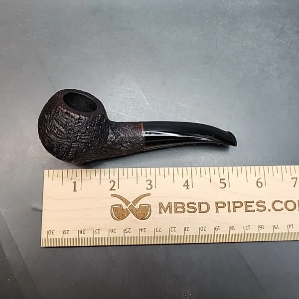 Eric Klodt Sandblasted Bent Author Estate Briar Pipe, American Estates [SOLD OUT] - Image 10