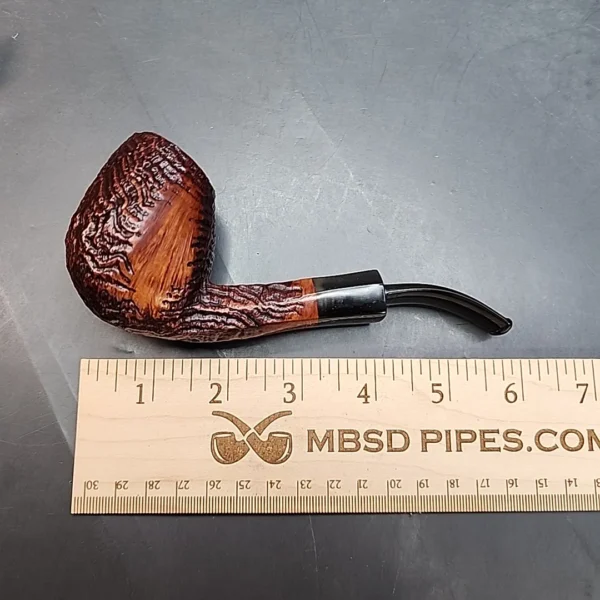 Ben Wade Prominence A2, Sandblasted Egg Briar Pipe, Danish Estates - Image 10
