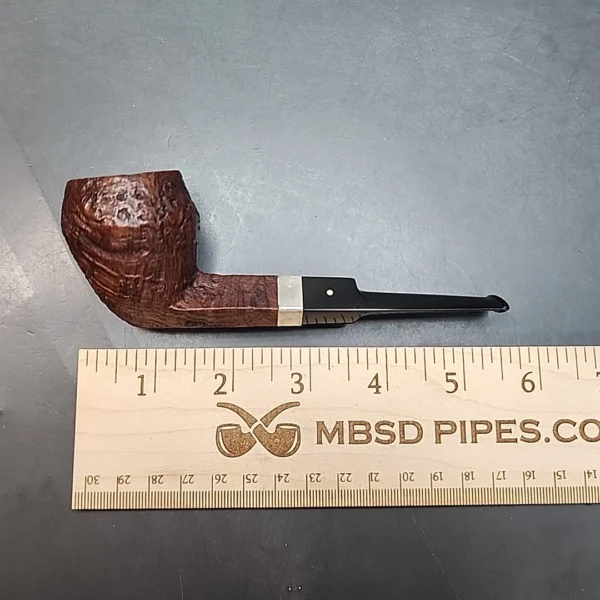 1954 Patent Era Dunhill Tanshell OX Straight Bulldog Estate Briar Pipe, English Estates [SOLD OUT] - Image 10