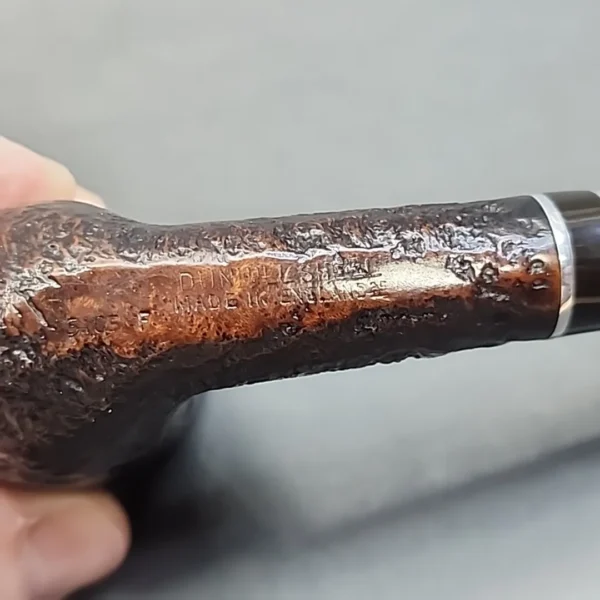 1985 Dunhill Shell 5105 F, Straight Sandblasted Dublin Estate Briar Pipe, 6mm [SOLD OUT] - Image 11