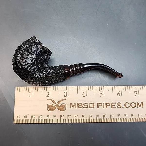 Jobey Stromboli Extra 30, Rusticated Bent Brandy Estate Briar Pipe, Italian Estates [SOLD OUT] - Image 11