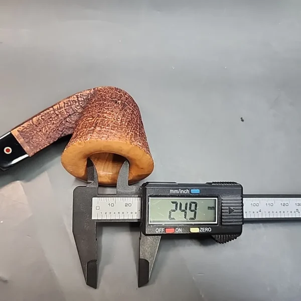 Ser Jacopo Sandblasted Bent Dublin Estate Briar Pipe, Unsmoked [SOLD OUT] - Image 11