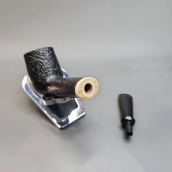Nathan Armentrout Sandblasted Lumberman with Mammoth, Handmade Briar Pipe [SOLD OUT] - Image 12