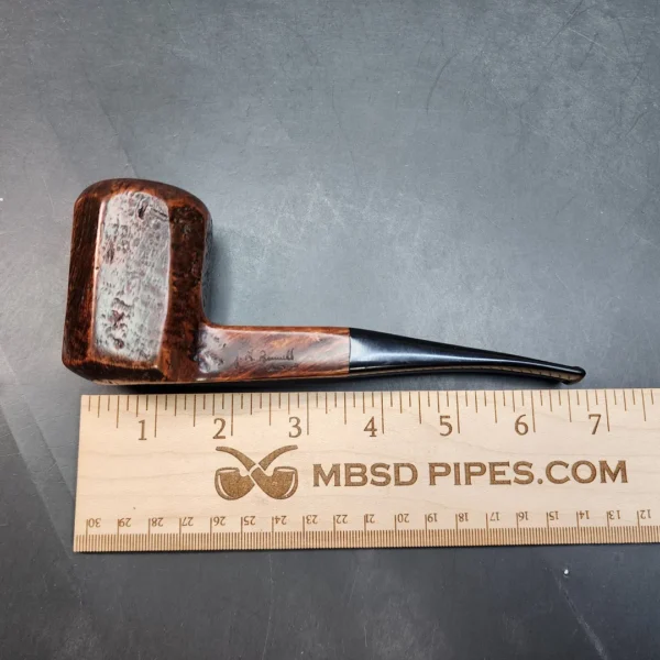 J.M. Boswell Sandblasted Panel Estate Briar Pipe, Unsmoked [SOLD OUT] - Image 11