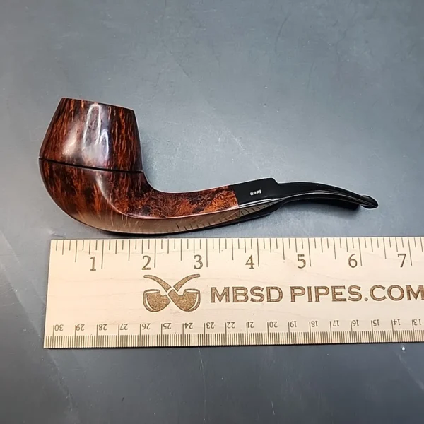 Bari Wiking, Handmade Bent Bulldog Estate Briar Pipe, Danish Estates [SOLD OUT] - Image 11