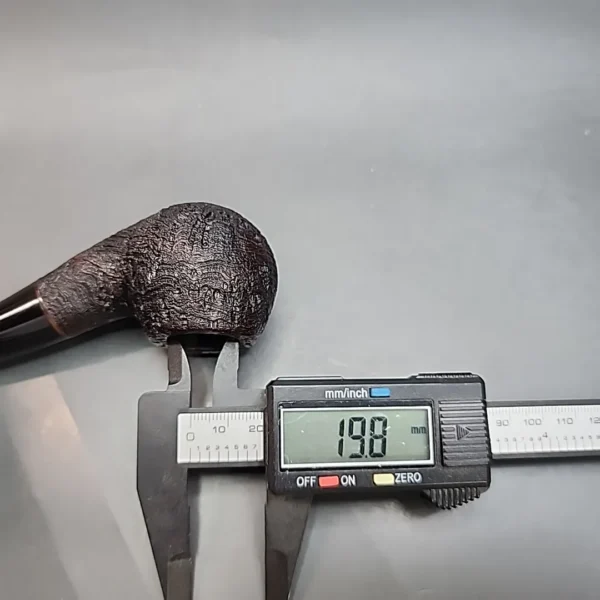 Eric Klodt Sandblasted Bent Author Estate Briar Pipe, American Estates [SOLD OUT] - Image 11