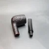 Ferndown Bark, One Star Rusticated Straight Billiard Briar Pipe, English Estates [SOLD OUT] - Image 11