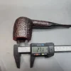 Savinelli Jumbo 111 JU, Rusticated Straight Pot Estate Briar Pipe, Unsmoked [SOLD OUT] - Image 11