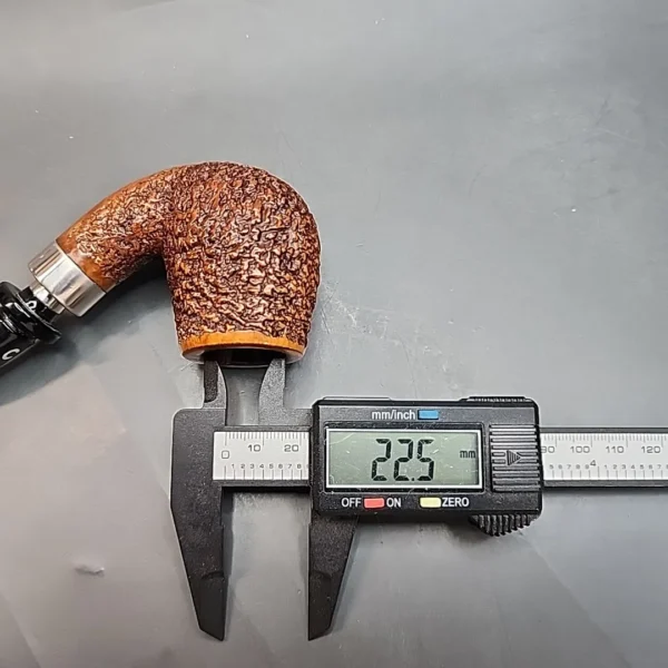 Il Ceppo Freeline F1692, Rusticated Bent Apple Spigot Estate Briar Pipe [SOLD OUT] - Image 11