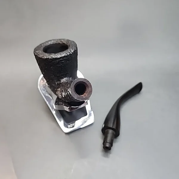 Savinelli Polo Giant 9552 EX, Sandblasted Bent Dublin Estate Briar Pipe [SOLD OUT] - Image 11