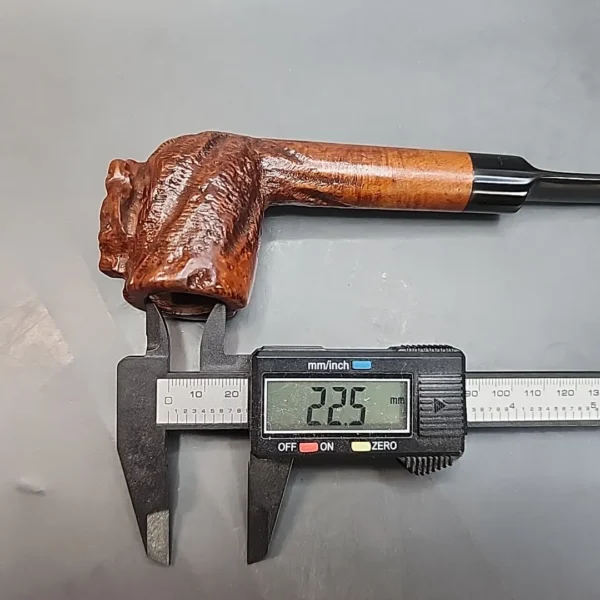 Custombilt Horse Rusticated Canadian Estate Briar Pipe, Rare (Eugene Rich Era) [SOLD OUT] - Image 11