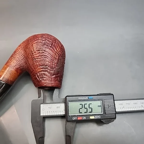 Bjarne Nielsen Signature Grade, Sandblasted Bent Egg, Estate Briar Pipe, Danish Estates [SOLD OUT] - Image 11