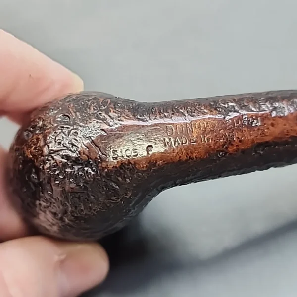 1985 Dunhill Shell 5105 F, Straight Sandblasted Dublin Estate Briar Pipe, 6mm [SOLD OUT] - Image 12