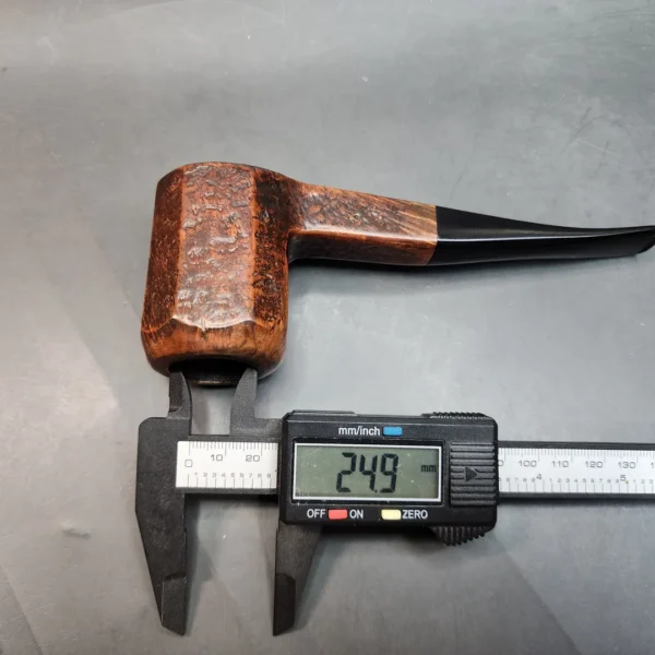 J.M. Boswell Sandblasted Panel Estate Briar Pipe, Unsmoked [SOLD OUT] - Image 12