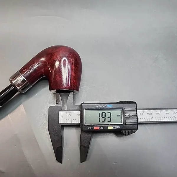 James Upshall Tilshead FH 6, Army Mount Bent Billiard Estate Briar Pipe, Unsmoked [SOLD OUT] - Image 12