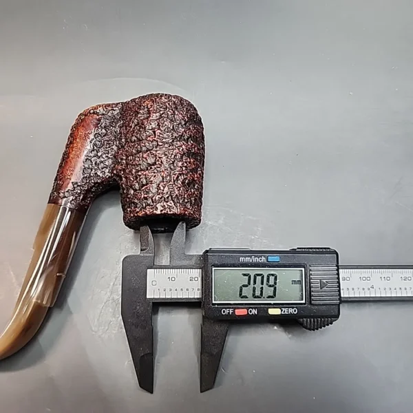 Caminetto Business 151 KS, Rusticated Oom Paul Briar Pipe, Italian Estates [SOLD OUT] - Image 12
