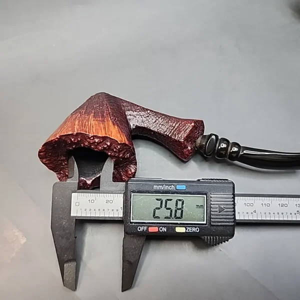 Unsmoked Frasorteret Partially Sandblasted Freehand Estate Briar Pipe, Danish [SOLD OUT] - Image 12