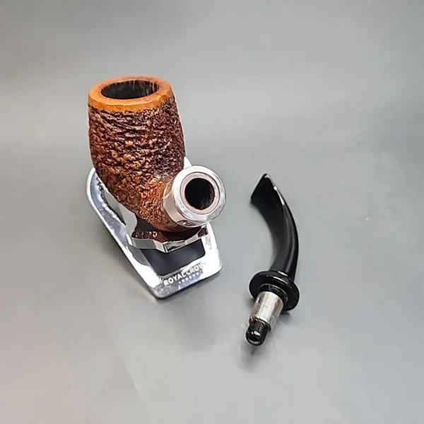 Il Ceppo Freeline F1692, Rusticated Bent Apple Spigot Estate Briar Pipe [SOLD OUT] - Image 12