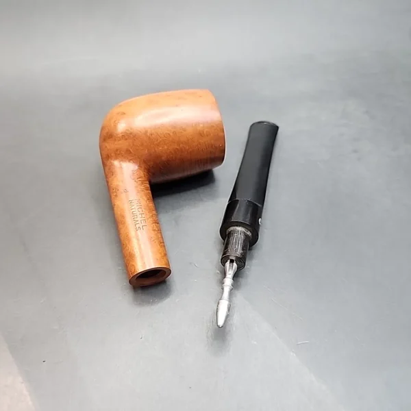 Michel Naturals 9436, Saddle Straight Billiard Estate Briar Pipe, Unsmoked [SOLD OUT] - Image 12