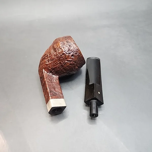 1954 Patent Era Dunhill Tanshell OX Straight Bulldog Estate Briar Pipe, English Estates [SOLD OUT] - Image 12