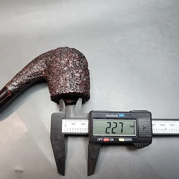 Castello Sea Rock KKKK Bent Billiard Estate Briar Pipe [SOLD OUT] - Image 12
