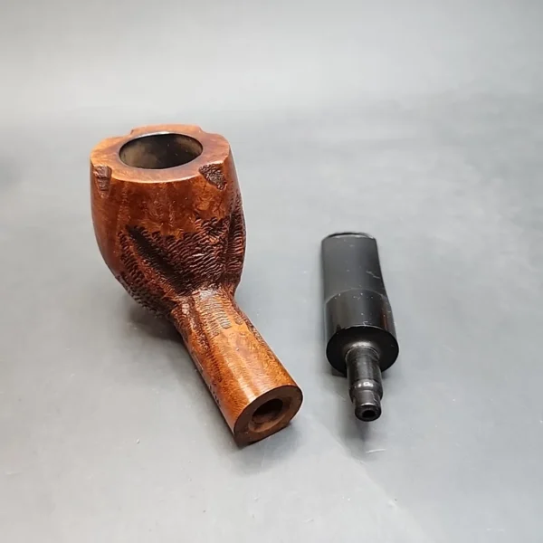 Custombilt Partially Rusticated Apple, Estate Briar Pipe [SOLD OUT] - Image 12