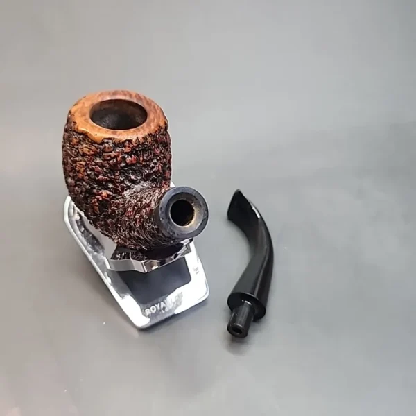 Rare Castello Sea Rock Briar "Amicizia" Bent Apple Briar Pipe, Italian Estates [SOLD OUT] - Image 13