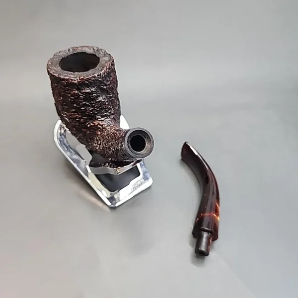 Castello Sea Rock KKKK Bent Billiard Estate Briar Pipe [SOLD OUT] - Image 13