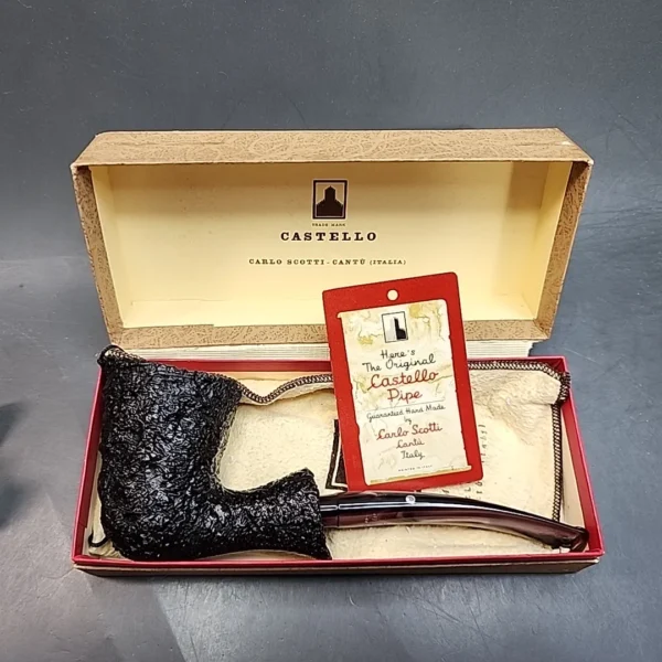 Castello Sea Rock KK225 Bent Dublin Estate Briar Pipe [SOLD OUT] - Image 13