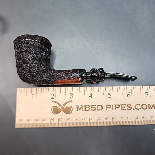 Ardor Urano Rusticated Straight Rhodesian Estate Briar Pipe, Italian Estates [SOLD OUT] - Image 13