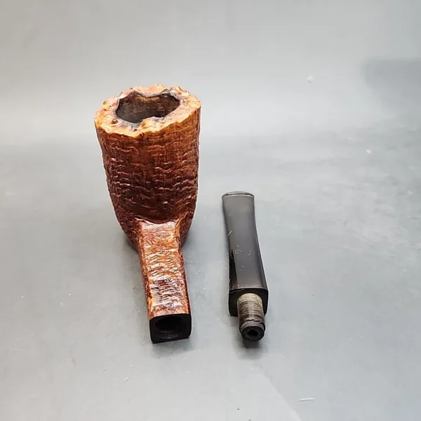 Charatans Make Relief Grain Sandblasted Dublin Briar Pipe, English Estates (Lane Era) - Image 13