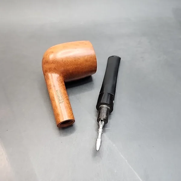 Michel Naturals 9436, Saddle Straight Billiard Estate Briar Pipe, Unsmoked [SOLD OUT] - Image 14