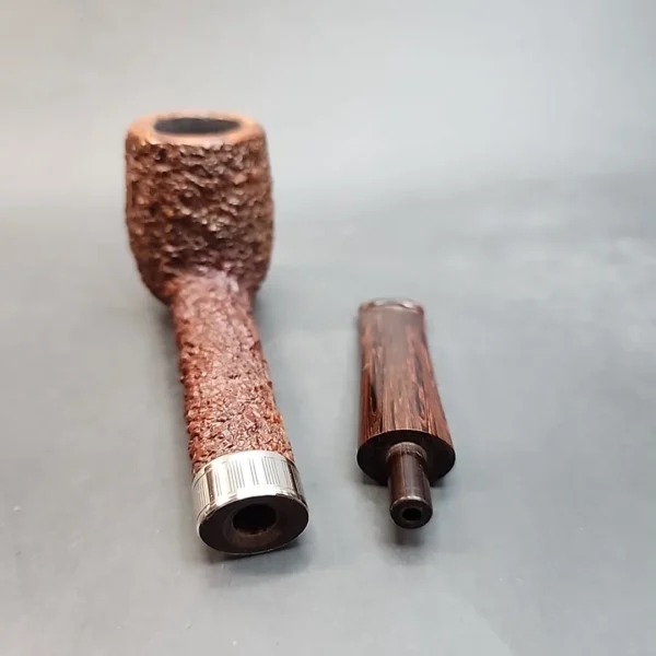Ferndown Antique Bark, Les Wood Rusticated Canadian Estate Briar Pipe, Unsmoked [SOLD OUT] - Image 14