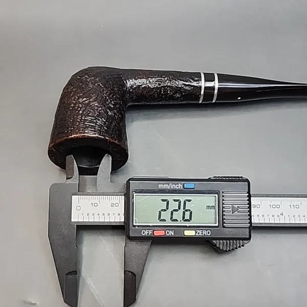 1985 Dunhill Shell 5105 F, Straight Sandblasted Dublin Estate Briar Pipe, 6mm [SOLD OUT] - Image 14