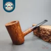 Atin Smooth Bent Poker Handmade Briar Pipe, Iranian