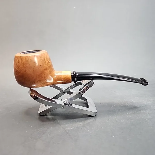 Atin 51, Slightly Bent Prince Handmade Briar Pipe, Iran - Image 4