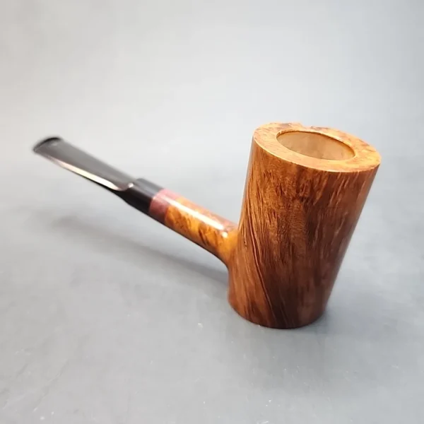 Atin Smooth Bent Poker Handmade Briar Pipe, Iranian - Image 6