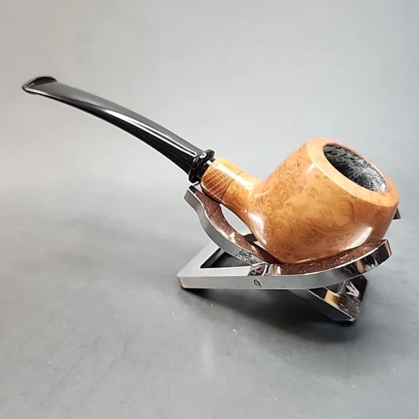 Atin 51, Slightly Bent Prince Handmade Briar Pipe, Iran - Image 7