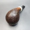 Keresaspa Sandblasted Bent Apple Handmade Briar Pipe, Iran Artisan Pipe - Image 8