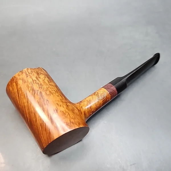 Atin Smooth Bent Poker Handmade Briar Pipe, Iranian - Image 9