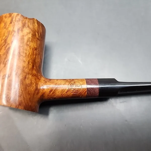 Atin Smooth Bent Poker Handmade Briar Pipe, Iranian - Image 10
