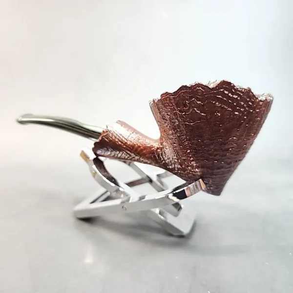 La Biota Sandblasted Freehand Briar Pipe, Handmade in Italy - Image 5
