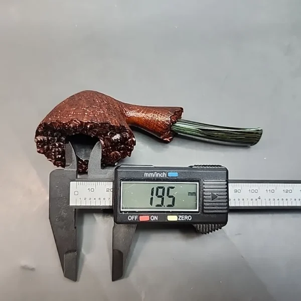 La Biota Sandblasted Freehand Briar Pipe, Handmade in Italy - Image 12