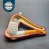 MBSD Meerschaum Bent Billiard Block Meerschaum Pipe, Fitted Case [SOLD OUT]