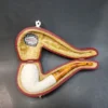 MBSD Meerschaum Bent Egg Block Meerschaum Pipe, Fitted Case [SOLD OUT] - Image 3