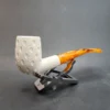 MBSD Meerschaum Bent Billiard Block Meerschaum Pipe, Fitted Case [SOLD OUT] - Image 4