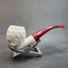 MBSD Meerschaum Lattice Bent Apple Block Meerschaum, Pipe Fitted Case [SOLD OUT] - Image 4