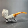 MBSD Meerschaum Bent Egg Block Meerschaum Pipe, Fitted Case [SOLD OUT] - Image 4