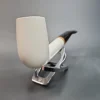 MBSD Meerschaum Deluxe, Bent Billiard Block Meerschaum Pipe, Briar-Mortis [SOLD OUT] - Image 5