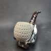 MBSD Meerschaum Bent Apple Block Meerschaum Pipe, Fitted Case [SOLD OUT] - Image 5